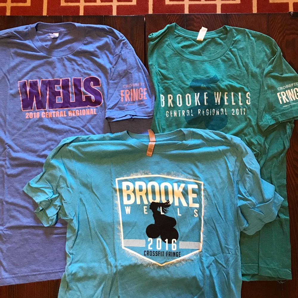 Brooke Wells CrossFit shirts (Lot of 3)